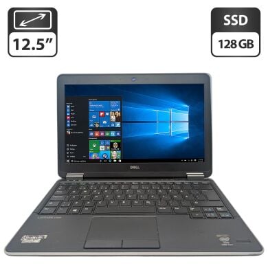 Нетбук Dell Latitude E7240 / 12.5" (1366x768) TN / Intel Core i7-4600U (2 (4) ядра по 2.1 - 3.3 GHz) / 8 GB DDR3 / 128 GB SSD / Intel HD Graphics 4400 / WebCam