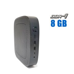 Неттоп HP t640 Thin Client USFF / AMD Ryzen R1505G (2 (4) ядра по 2.4 - 3.3 GHz) / 8 GB DDR4 / 128 GB SSD M.2 / AMD Picaso Graphics / 45W / Win 10 Pro