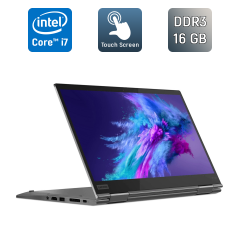 Ноутбук-трансформер Lenovo ThinkPad x1 Yoga 4 th / 14" (2560x1440) IPS Touch / Intel Core i7-8665U (4 (8) ядра по 1.9 - 4.8 GHz) / 16 GB DDR3 / 512 GB SSD / Intel UHD Graphics / TouchID / WebCam / Windows 10