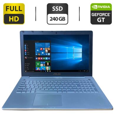 Ноутбук Asus N550J / 15.6" (1920x1080) TN / Intel Core i7-4700HQ (4 (8) ядра по 2.4 - 3.4 GHz) / 16 GB DDR3 / 240 GB SSD / nVidia GeForce GT 750M, 2 GB GDDR5, 128-bit / WebCam / HDMI