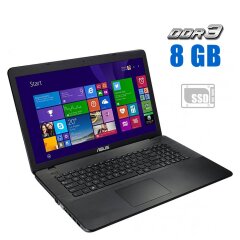 Ноутбук Asus R752L / 17.3" (1600x900) TN / Intel Core i3-5005U (2 (4) ядра по 2.0 GHz) / 8 GB DDR3 / 240 GB SSD / Intel HD Graphics 5500 / WebCam
