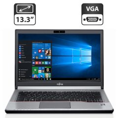 Ноутбук Б-класс Fujitsu LifeBook E734 / 13.3" (1366x768) TN / Intel Core i3-4000M (2 (4) ядра по 2.4 GHz) / 4 GB DDR3 / 500 GB HDD / Intel HD Graphics 4600 / WebCam / Windows 10 Pro