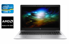 Ноутбук Б-клас HP EliteBook 850 G6 / 15.6" (1920x1080) IPS / Intel Core i7-8665U (4 (8) ядра по 1.9 - 4.8 GHz) / 16 GB DDR4 / 480 GB SSD / AMD Radeon 550X, 2 GB GDDR5, 128-bit / WebCam / TouchID / Windows 10