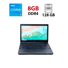 Ноутбук Dell Latitude E5580 / 15.6" (1920x1080) TN / Intel Core i5-7300U (2 (4) ядра по 2.6 - 3.5 GHz) / 8 GB DDR4 / 128 GB SSD / Intel HD Graphics 620 / WebCam