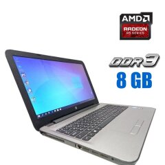 Ноутбук HP HQ Tre 71052 / 15.6" (1366x768) TN / Intel Pentium N3710 (4 ядра по 1.6 - 2.56 GHz) / 8 GB DDR3 / 120 GB SSD + 500 GB HDD / AMD Radeon R5 M330, 2 GB DDR3, 64-bit / WebCam