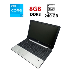 Ноутбук HP ProBook 350 G2 / 15.6" (1366x768) TN / Intel Core i3-5010U (2 (4) ядра по 2.1 GHz) / 8 GB DDR3 / 240 GB SSD / Intel HD Graphics 5500 / WebCam