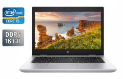 Ноутбук HP ProBook 640 G5 / 14" (1920x1080) IPS / Intel Core i5-8265U (4 (8) ядра по 1.6 - 3.9 GHz) / 16 GB DDR4 / 480 GB SSD / Intel UHD Graphics 620 / WebCam / TouchID / Windows 10