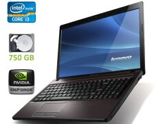 Ноутбук Lenovo G580 / 15.6" (1366x768) TN / Intel Core i3-3110M (2 (4) ядра по 2.4 GHz) / 4 GB DDR3 / 750 GB HDD / nVidia GeForce 610M, 1 GB DDR3, 64-bit / WebCam / DVD-RW / HDMI