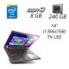 Ноутбук Lenovo ThinkPad T440 / 14" (1366x768) TN LED / Intel Core i5-4200U (2 (4) ядра по 1.6 - 2.6 GHz) / 8 GB DDR3 / 240 GB SSD / WebCam купити