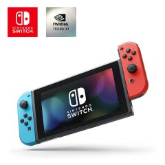 Портативна ігрова консоль Nintendo Switch HAC-001-01 Neon Blue-Red / 6.2" (1280x720) IPS Touch / nVidia Tegra X1 (8 (4) ядер по 1.02 - 1.78 GHz) / 4 GB DDR4 / Без Game Card / nVidia GM20B / Wi-Fi