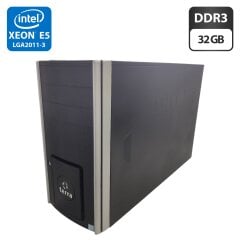Сервер Terra Tower / 2x Intel Xeon E5-2678 v3 (12 (24) ядер по 2.5 - 3.2 GHz) / 32 GB DDR3 / 150 GB SSD + 2x 4000 GB HDD (SAS) / Megaraid SAS 9361-4i / DVD-ROM