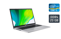 Ультрабук Б-класс Acer Aspire 5 A515-56 / 15.6" (1920x1080) IPS / Intel Core i3-1115G4 (2 (4) ядра по 3.0 - 4.1 GHz) / 20 GB DDR4 / 480 GB SSD / Intel UHD Graphics / WebCam / Windows 10