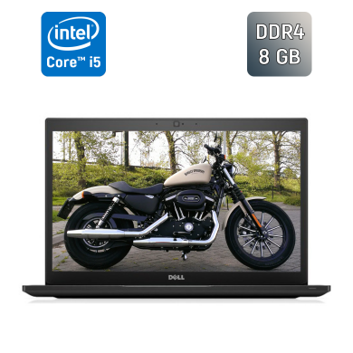 Ультрабук Dell Latitude 7480 / 14" (1366x768) TN / Intel Core i5-7300U (2 (4) ядра по 2.6 - 3.5 GHz) / 8 GB DDR4 / 256 GB SSD / Intel HD Graphics 620 / WebCam / HDMI / Windows 10
