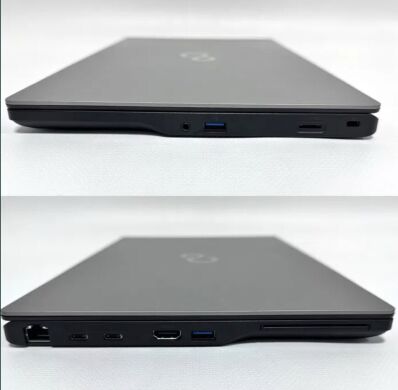 Ультрабук Fujitsu LifeBook E5412 / 14" (1920x1080) IPS / Intel Core i5-1235U (10 (12) ядер по 3.3 - 4.4 GHz) / 16 GB DDR4 / 256 GB SSD M.2 / Intel Iris Xe Graphics / WebCam / Win 11 Pro + гравіювання