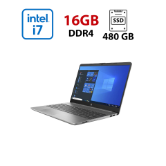 Ультрабук HP 250 G8 / 15.6" (1920x1080) IPS / Intel Core i7-1065G7 (4 (8) ядра по 1.3 - 3.9 GHz) / 16 GB DDR4 / 480 GB SSD / Intel Iris Plus Graphics / WebCam