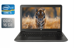 Ультрабук HP zBook 15 G4 / 15.6" (1920x1080) IPS / Intel Core i5-7440HQ (4 ядра по 2.8 - 3.8 GHz) / 16 GB DDR4 / 480 GB SSD / Intel HD Graphics 630 / Fingerprint / Windows 10