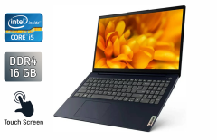 Ультрабук Lenovo IdeaPad 3 15ITL6 / 15.6" (1920x1080) IPS Touch / Intel Core i5-1155G7 (4 (8) ядра по 2.5 - 4.5 GHz) / 16 GB DDR4 / 512 GB SSD / Intel Iris Xe Graphics / WebCam / Windows 10