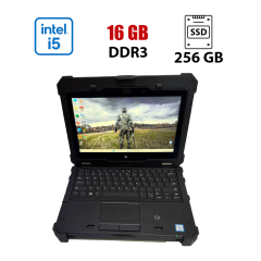 Защищенный планшет Dell Latitude 12 Rugged Extreme 7214 / 11.6" (1366x768) TN / Intel Core i5-6300U (2 (4) ядра по 2.4 - 3.0 GHz) / 16 GB DDR4 / 256 GB SSD / Intel HD Graphics 520 / WebCam