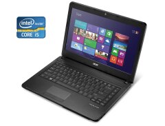 Ноутбук Acer TravelMate P243-M / 14" (1366x768) TN / Intel Core i5-3210M (2 (4) ядра по 2.5 - 3.1 GHz) / 8 GB DDR3 / 500 GB HDD / Intel HD Graphics 4000 / WebCam / DVD-ROM