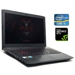 Игровой ноутбук Asus ROG Strix GL552VW / 15.6" (1920x1080) IPS / Intel Core i5-6300HQ (4 ядра по 2.3 - 3.2 GHz) / 8 GB DDR4 / 480 GB SSD / nVidia GeForce GTX 960M, 2 GB GDDR5, 128-bit / WebCam / DVD-ROM / Win 11 Home