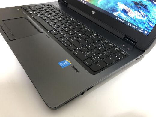Мобільна робоча станція HP ZBook 15 G2 / 15.6" (1920x1080) IPS / Intel Core i7-4900MQ (4 (8) ядра по 2.8 - 3.8 GHz) / 16 GB DDR3 / 256 GB SSD M.2 / nVidia Quadro K2100M, 2 GB GDDR5, 128-bit / WebCam / DVD-ROM / Win 10 Pro
