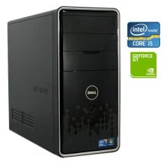 ПК Dell Inspiron 580 Tower / Intel Core i5-650 (2 (4) ядра по 3.2 - 3.46 GHz) / 8 GB DDR3 / 250 GB HDD / nVidia GeForce GT 420, 1 GB DDR3, 128-bit / DVD-RW