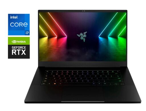 Ігровий ноутбук Б-клас Razer Blade 15 RZ09-0421 / 15.6" (2560x1440) IPS / Intel Core i7-12800H (14 (20) ядер по 2.4 - 4.8 GHz) / 16 GB DDR5 / 1000 GB SSD / nVidia GeForce RTX 3060, 6 GB GDDR6, 192-bit / WebCam