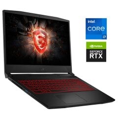 Игровой ноутбук Б-класс MSI Katana GF66 / 15.6" (1920x1080) IPS / Intel Core i7-12700H (14 (20) ядер по 3.5 - 4.7 GHz) / 16 GB DDR4 / 1000 GB SSD M.2 / nVidia GeForce RTX 3070, 8 GB GDDR6, 256-bit / WebCam / Win 11 Home