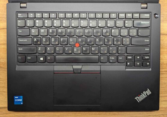 Ультрабук Lenovo ThinkPad L14 / 14" (1920x1080) IPS / Intel Core i5-1135G7 (4 (8) ядра по 2.4 - 4.2 GHz) / 16 GB DDR4 / 500 GB SSD / Intel Iris Xe Graphics / WebCam / Windows 10