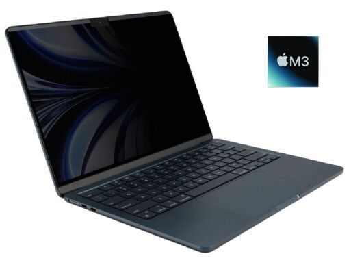 Ультрабук Apple MacBook Air 13 M3 A3113 (2024) / 13.3" (2560x1664) IPS / Apple M3 (8 ядер по 2.7 - 4.1 GHz) / 16 GB DDR5 / 250 GB SSD / Apple M3 Graphics / WebCam / MacOS