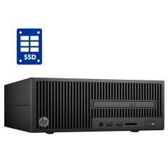 ПК HP 280 G2 SFF / Intel Core i3-6100 (2 (4) ядра по 3.7 GHz) / 4 GB DDR4 / 500 GB HDD / Intel HD Graphics 530 / DVD-ROM / Win 10