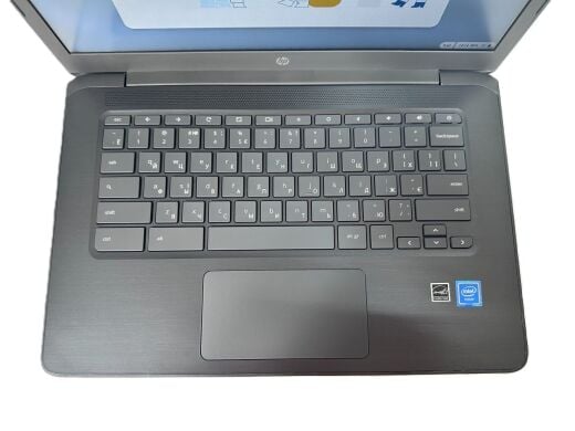 Ультрабук Б-клас HP Chromebook 14 G5 / 14" (1920x1080) IPS / Intel Celeron N3450 (4 ядра по 1.1 - 2.2 GHz) / 8 GB DDR4 / 64 GB eMMC / Intel HD Graphics 500 / WebCam / ChromeOS