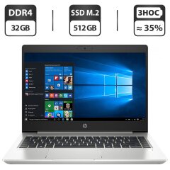 Ультрабук HP ProBook 445 G7 / 14" (1920x1080) IPS / AMD Ryzen 5 4500U (6 ядер по 2.3 - 4.0 GHz) / 32 GB DDR4 / 512 GB SSD M.2 / AMD Radeon RX Vega 6 / WebCam / HDMI / Windows 10 Pro