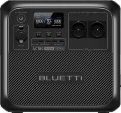 Новая зарядная станция Bluetti AC180 / 1800W / 1152 Вт&sdot;ч / LiFePO4 / AC, DC, USB, USB Type-C