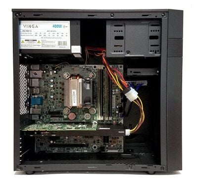 Ігровий ПК Vinga CS112B Tower / Intel Xeon E3-1240 v3 (4 (8) ядра по 3.4 - 3.8 GHz) (аналог i7-4770) / 16 GB DDR3 / 256 GB SSD + 2000 GB HDD / nVidia Quadro M4000, 8 GB GDDR5, 256-bit