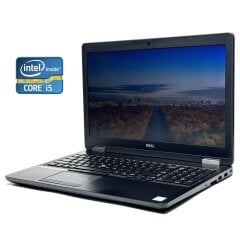 Ноутбук Dell Latitude E5570 / 15.6" (1366x768) TN / Intel Core i5-6200U (2 (4) ядра по 2.3 - 2.8 GHz) / 8 GB DDR4 / 128 GB SSD / Intel HD Graphics 520 / WebCam / Win 10 Pro