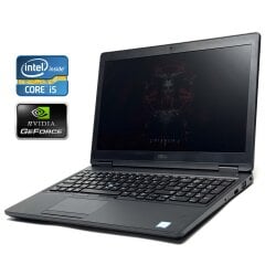 Ноутбук Dell Latitude 5580 / 15.6" (1920x1080) IPS / Intel Core i5-6440HQ (4 ядра по 2.6 - 3.5 GHz) / 8 GB DDR4 / 180 GB SSD / nVidia GeForce 940MX, 2 GB GDDR5, 64-bit / WebCam / Win 10 Pro