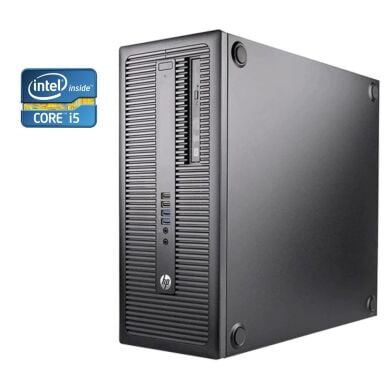 ПК Б-класс HP EliteDesk 800 G2 Tower / Intel Core i5-6600T (4 ядра по 2.7 - 3.5 GHz) / 8 GB DDR4 / 500 GB HDD / Intel HD Graphics 530 / DVD-RW