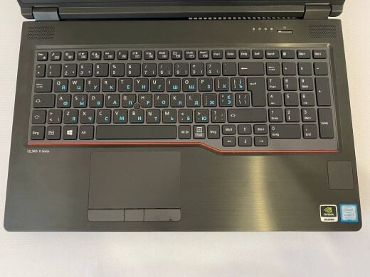 Мобільна робоча станція Fujitsu Celsius H780 / 15.6" (1920x1080) IPS / Intel Core i7-8750H (6 (12) ядер по 2.2 - 4.1 GHz) / 16 GB DDR4 / 512 GB SSD / nVidia Quadro P600, 4 GB GDDR5, 128-bit / WebCam Мобільна робоча станція Fujitsu Celsius H780 / 15.6" (1920x1080) IPS / Intel Core i7-8750H (6 (12) ядер по 2.2 - 4.1 GHz) / 16 GB DDR4 / 512 GB SSD / nVidia Quadro P600, 4 GB GDDR5, 128-bit / WebCam