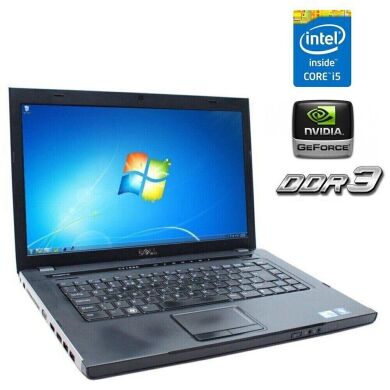 Ноутбук Dell Vostro 3500 / 15.6" (1366x768) TN / Intel Core i5-520M (2 (4) ядра по 2.4 - 2.93 GHz) / 8 GB DDR3 / 500 GB HDD / nVidia GeForce 310M, 512 MB DDR3, 64-bit / WebCam / АКБ не держит Ноутбук Dell Vostro 3500 / 15.6" (1366x768) TN / Intel Core i5-520M (2 (4) ядра по 2.4 - 2.93 GHz) / 8 GB DDR3 / 500 GB HDD / nVidia GeForce 310M, 512 MB DDR3, 64-bit / WebCam / АКБ не держит
