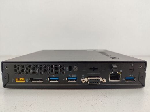 Неттоп Lenovo ThinkCentre M93p Tiny USFF / Intel Core i5-4570T (2 (4) ядра по 2.9 - 3.6 GHz) / 16 GB DDR3 / 128 GB SSD / Intel HD Graphics 4600 / Блок питания Неттоп Lenovo ThinkCentre M93p Tiny USFF / Intel Core i5-4570T (2 (4) ядра по 2.9 - 3.6 GHz) / 16 GB DDR3 / 128 GB SSD / Intel HD Graphics 4600 / Блок питания