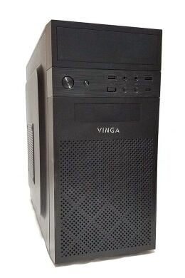 Ігровий ПК Vinga CS112B Tower / Intel Xeon E3-1240 v3 (4 (8) ядра по 3.4 - 3.8 GHz) (аналог i7-4770) / 16 GB DDR3 / 256 GB SSD + 2000 GB HDD / nVidia Quadro M4000, 8 GB GDDR5, 256-bit