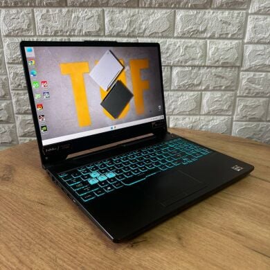 Ігровий ноутбук Asus TUF Gaming A15 FA506QE / 15.6" (1920x1080) IPS / AMD Ryzen 7 5800H (8 (16) ядер по 3.2 - 4.4 GHz) / 16 GB DDR4 / 512 GB SSD / nVidia GeForce RTX 3050 Ti, 4 GB GDDR6, 128-bit / WebCam Ігровий ноутбук Asus TUF Gaming A15 FA506QE / 15.6" (1920x1080) IPS / AMD Ryzen 7 5800H (8 (16) ядер по 3.2 - 4.4 GHz) / 16 GB DDR4 / 512 GB SSD / nVidia GeForce RTX 3050 Ti, 4 GB GDDR6, 128-bit / WebCam