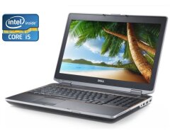 Ноутбук Dell Latitude E6520 / 15.6" (1366x768) TN / Intel Core i5-2520M (2 (4) ядра по 2.5 - 3.2 GHz) / 8 GB DDR3 / 512 GB SSD / Intel HD Graphics 3000 / WebCam / DVD-ROM / Win 10 Home