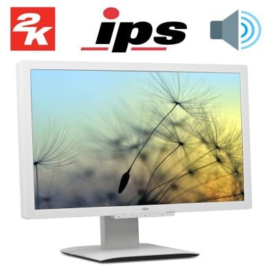 Fujitsu P27T-6 / 27" / IPS / 2560x1440 / DVI-D, VGA (D-Sub), 2x HDMI, DisplayPort / встроенные колонки