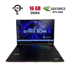 Игровой ноутбук ASUS ROG Strix SCAR 15 G533QS / 15.6&rdquo; (1920&times;1080) IPS / AMD Ryzen 9 5900HX (8 (16) ядер по 3.3 - 4.6 GHz) / 16 GB DDR4 / 512 GB SSD / nVidia GeForce RTX 3080, 16 GB GDDR6, 256-bit