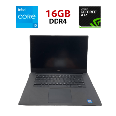 Игровой ноутбук Dell XPS 15 9560 / 15.6" (1920x1080) IPS / Intel Core i5-7300HQ (4 ядра по 2.5 - 3.5 GHz) / 16 GB DDR4 / 512 GB SSD / nVidia GeForce GTX 1050, 4 GB GDDR5, 128-bit / WebCam