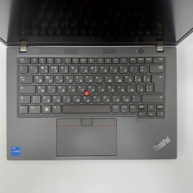Ноутбук Lenovo ThinkPad L14 / 14" (1920x1080) IPS / Intel Core i5-1335U (10 (12) ядер по 1.3 - 4.6 GHz) / 16 GB DDR4 / 256 GB SSD / Intel Iris Xe Graphics / WebCam Ноутбук Lenovo ThinkPad L14 / 14" (1920x1080) IPS / Intel Core i5-1335U (10 (12) ядер по 1.3 - 4.6 GHz) / 16 GB DDR4 / 256 GB SSD / Intel Iris Xe Graphics / WebCam