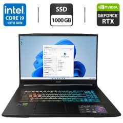 Ігровий ноутбук MSI Pulse 17 B13VGK / 17.3" (1920x1080) IPS / Intel Core i9-13900H (14 (20) ядер по 4.1 - 5.4 GHz) / 16 GB DDR5 / 1000 GB SSD M.2 / nVidia GeForce RTX 4070, 8 GB GDDR6, 128-bit / WebCam / Коробка