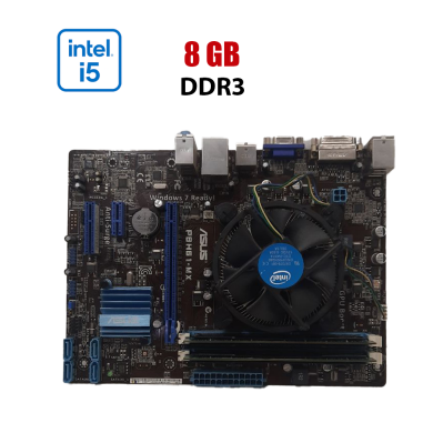 Комплект: материнская плата Gigabyte GA-H81M-DS2 / Intel Core i5-4590 (4 ядра по 3.0 - 3.7 GHz) / 16 GB DDR3 / Intel HD Graphics 4600 / Socket LGA1150 / Кулер